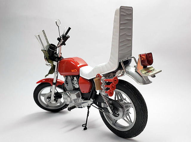 アオシマ １／１２ 湘南爆走族 石川晃 ＣＢ４００Ｔ改 人形付き