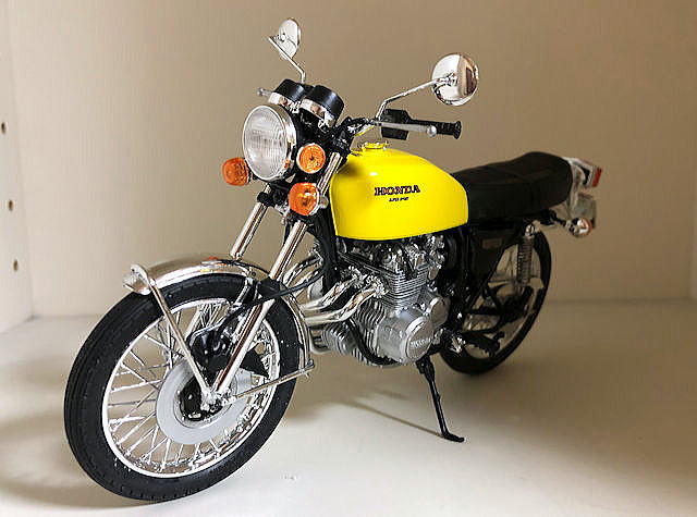 アオシマ　CB400FOUR　398cc　1/12 アオシマ製 1&frasl;12ホンダCB400FOUR 398cc完成品②！！フルノーマル仕様
